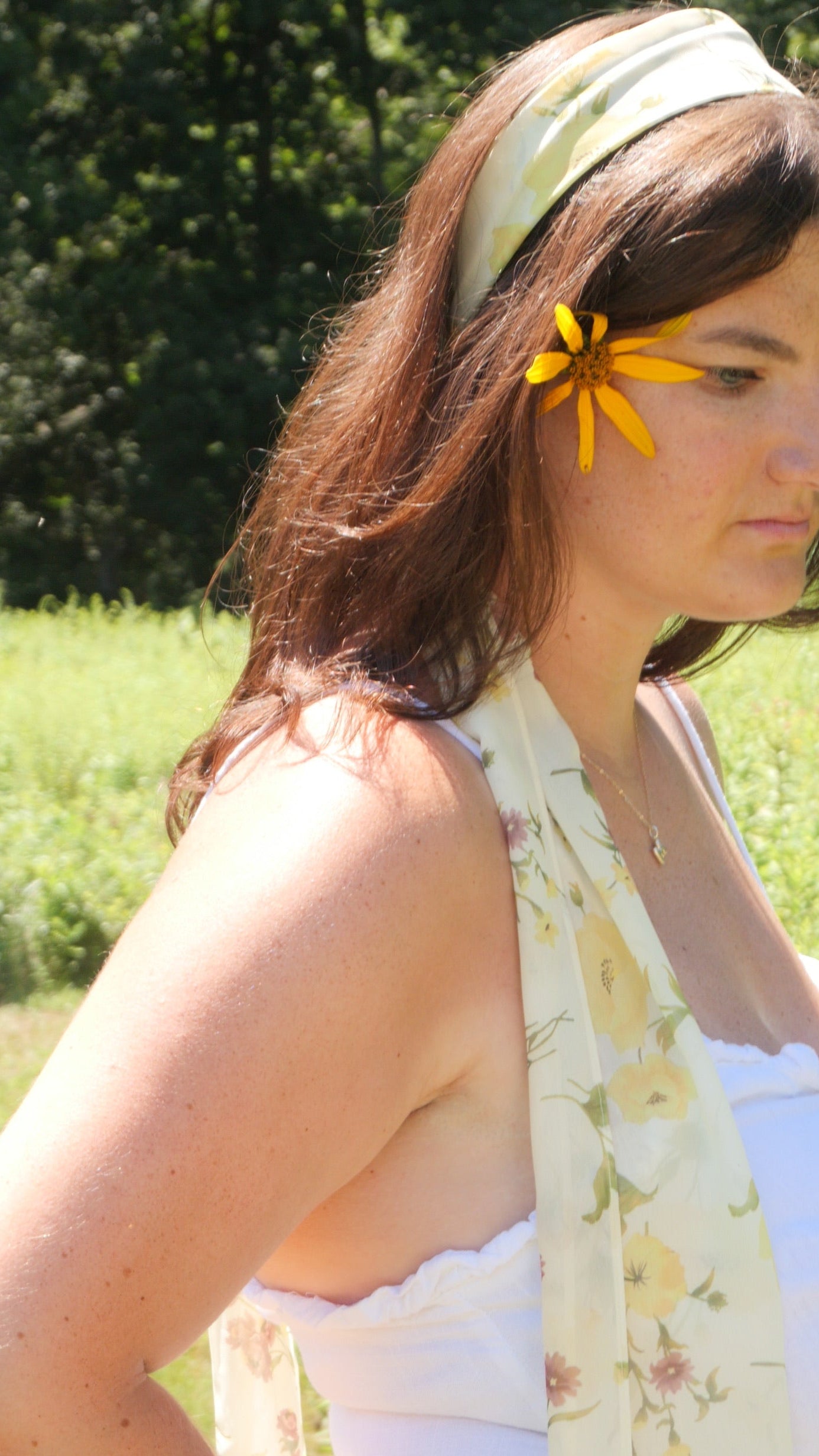 ALICÉ CHIFFON SCARF-SOLEIL