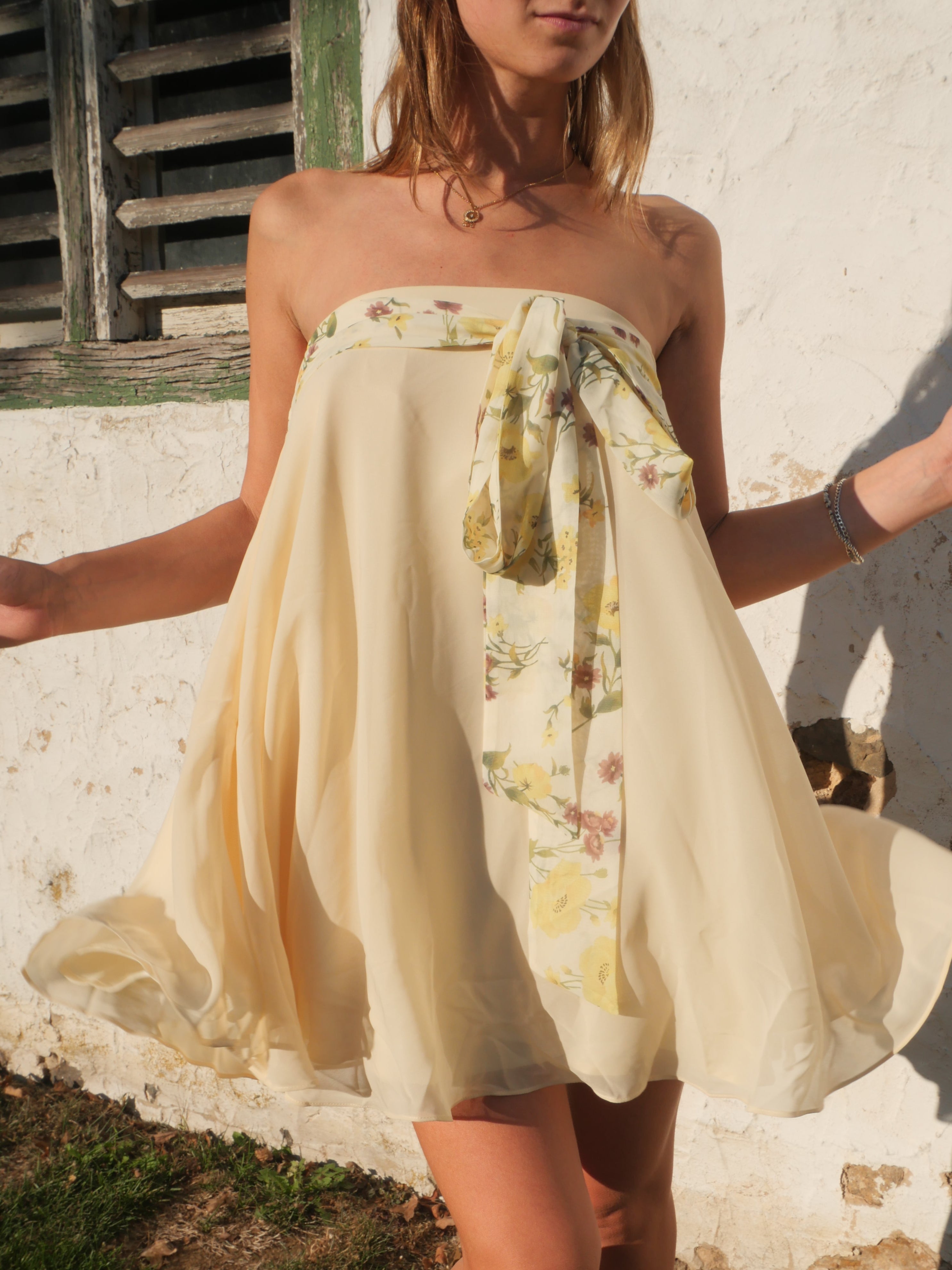 LELE DRESS-HONEY BUTTER